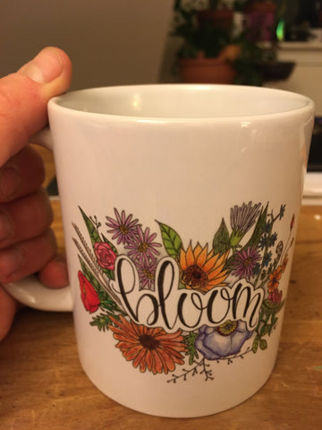 Ceramic Mug, "Bloom"