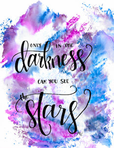 "Darkness and Stars" Illustration