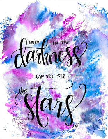 "Darkness and Stars" Illustration