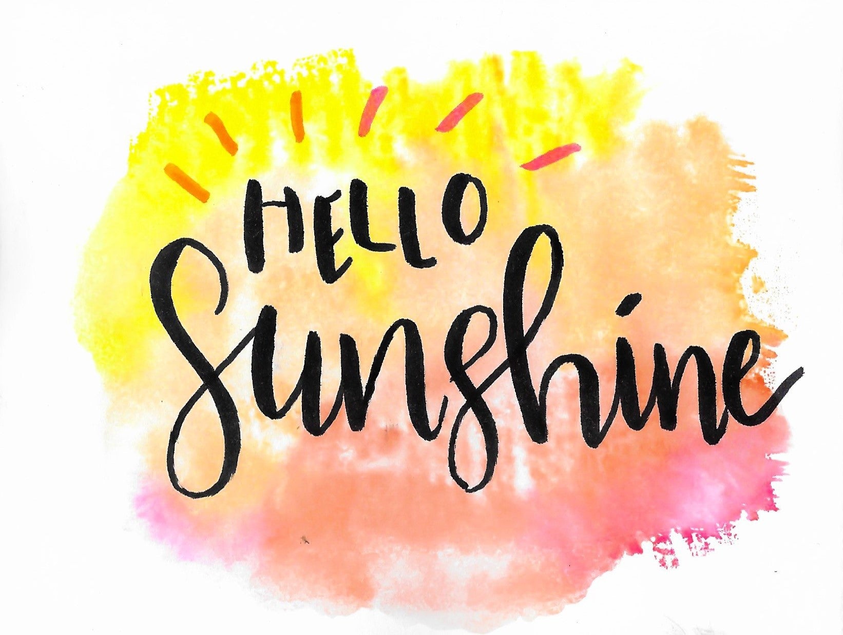 "Hello Sunshine" Card