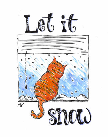 "Let It Snow" Illustration