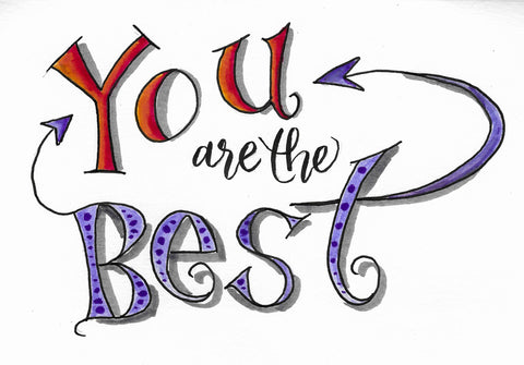 "You're the Best" Card